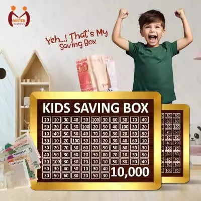Kids Wooden Saving Box